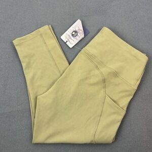 NWT IUGA Womens Capri YOGA High Waist Legging pants pockets Sage - L‎